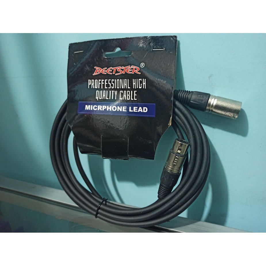 KABEL CABLE MIC CANON TO CANON KUALITAS BAGUS 5 METER BEESTER