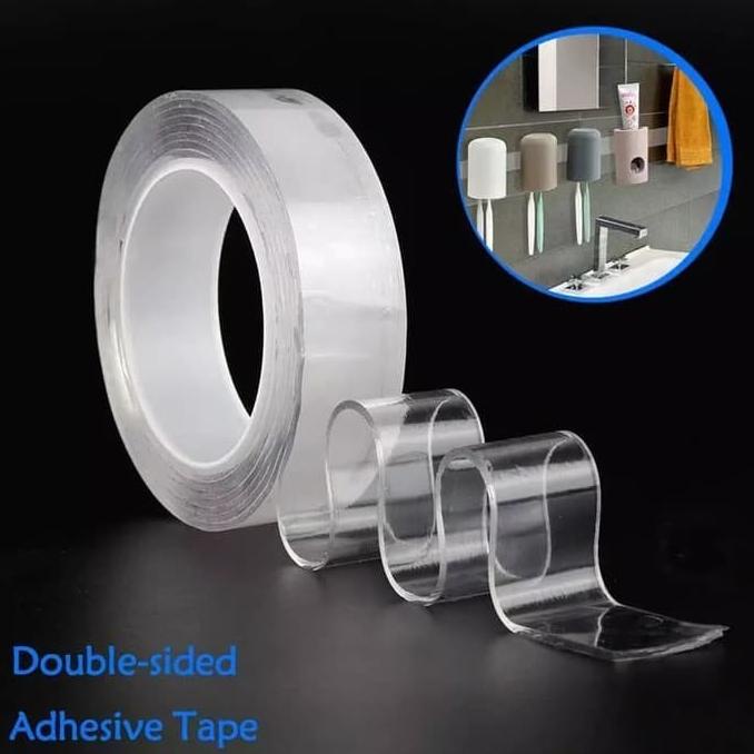 

DOUBLE TAPE BENING Tahan Air Lakban Perekat Nano Double Tape