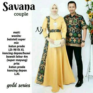 SHOPASHOP SOLO savana Couple kebaya  modern gamis syari  