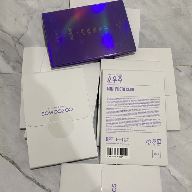 BTS sowoozoo mpc mini photocard pc sleeve case envelope official dalmajung ptd permission to dance m