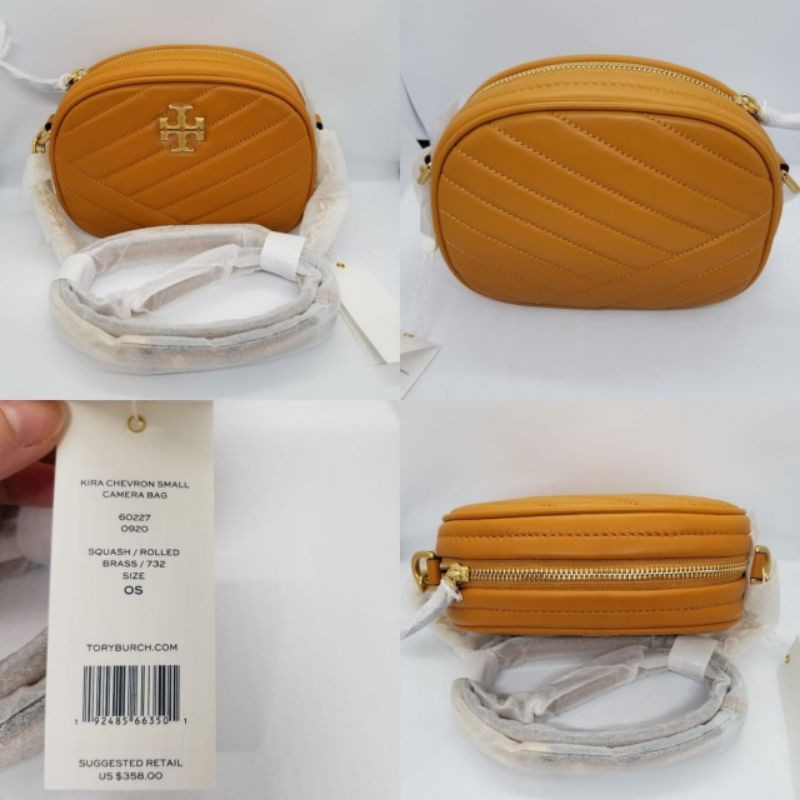 tory burch kira chevron small camera bag/tas tb original