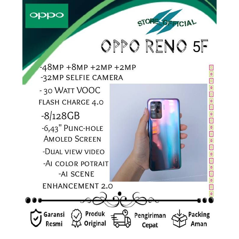 OPPO RENO5F (Free Case, Antigores& HF)