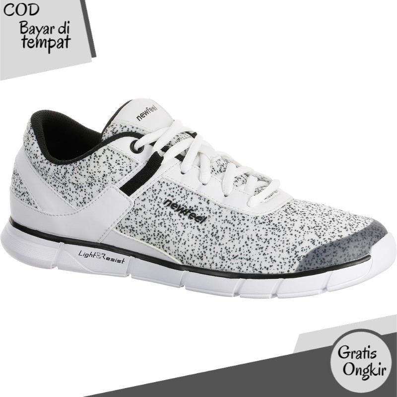 Decathlon Newfeel Sepatu Olahraga Wanita Putih-Hitam - 8351963 TN2
