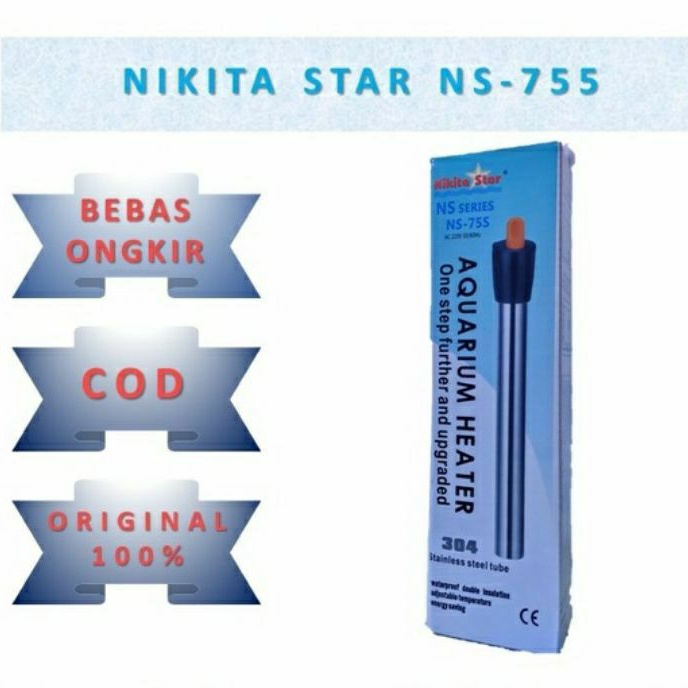 HEATER STAINLESS NIKITA STAR NS-75 S / HEATER STAINLES NIKITA STAR 75 WATT