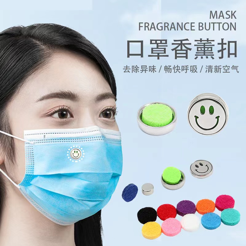 FACE MASK Klip Diffuser Essential Oil / Aromaterapi Mini Magnetik