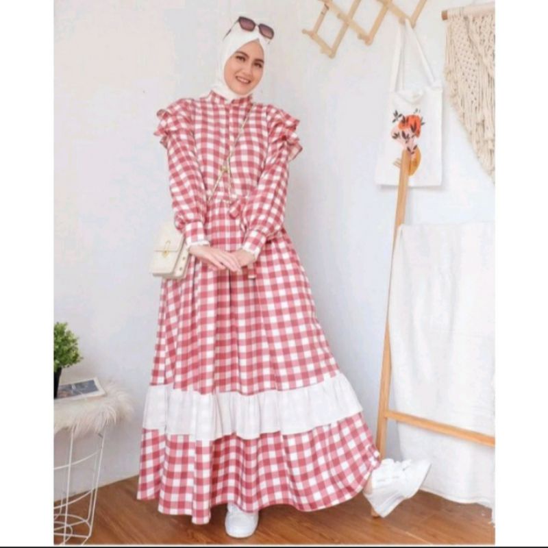 Ana square maxy dres/gamis kotak/gamis dewasa