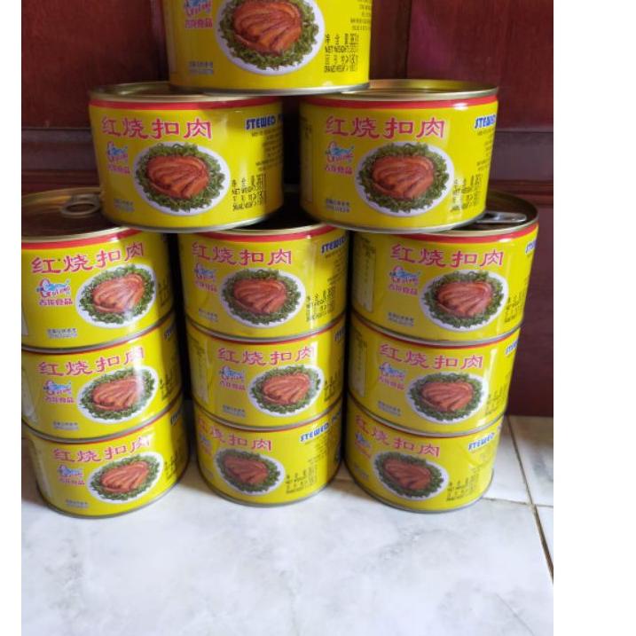 

KodePp6P0--(GULONG)Stewed Pork Slice Daging Babi Samcam Kaleng NON HALAL