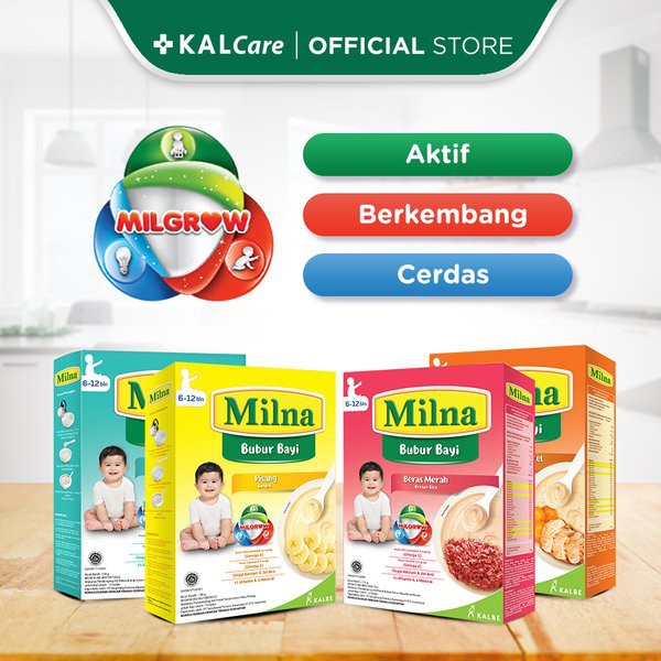 MILNA BUBUR REGULAR 6 BULAN KE ATAS 120GR