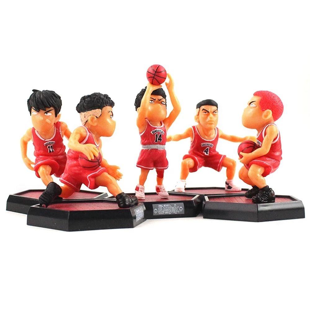 Lanfy Sakuragi Figure Basket Player Hadiah Teman Figure Koleksi Mainan Akagi Takenori Rukawa Kaede Sakuragi Hanamichi