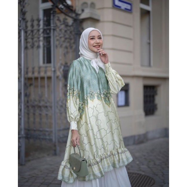 Sale Gauri Tunik Heaven Lights Seagrass size S