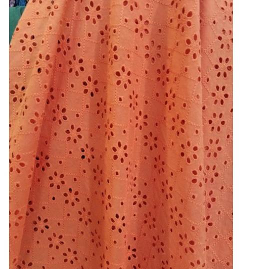 Menarik.. Kain Katun Bordir/Bahan Katun Bordir/Bordir import/Kain Meteran/Mediatex