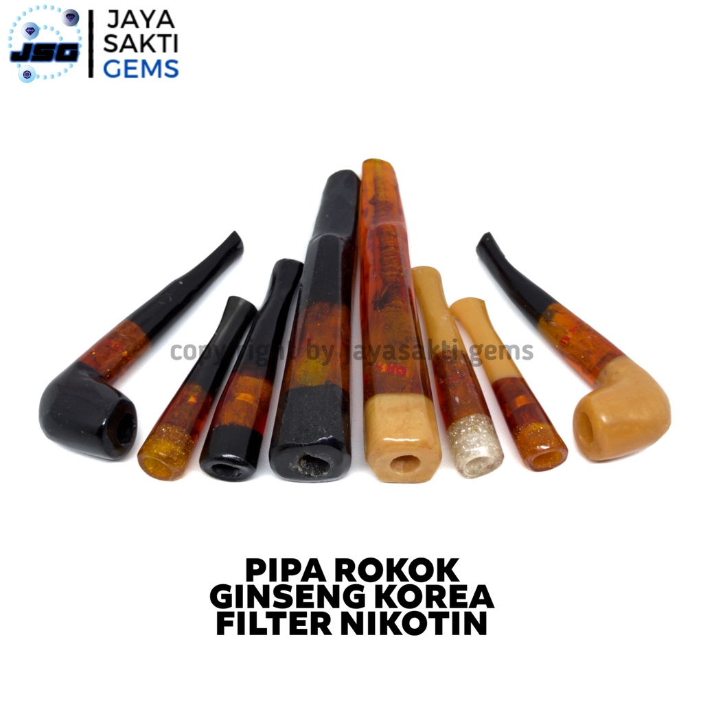 Pipa Cangklong Once Gingseng Korea Filter Penyaring Nikotin