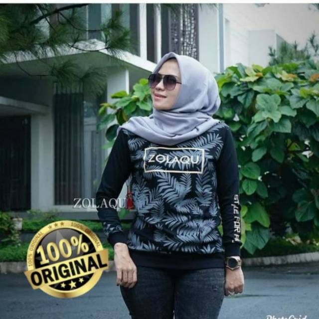  Kaos  wanita  tulisan  zolaqu depan original Shopee Indonesia