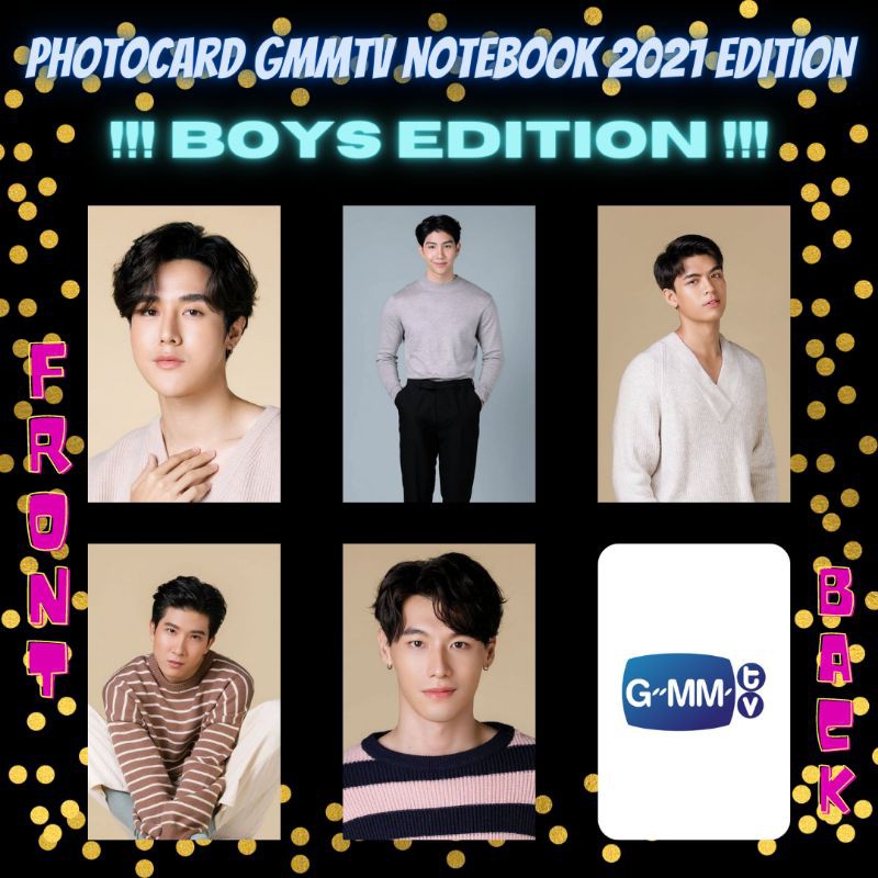 (SERI 2) Photocard Aktor Thailand Artis Thai Actor BL Series GMMTV Boys Edition PC Notebook 2020