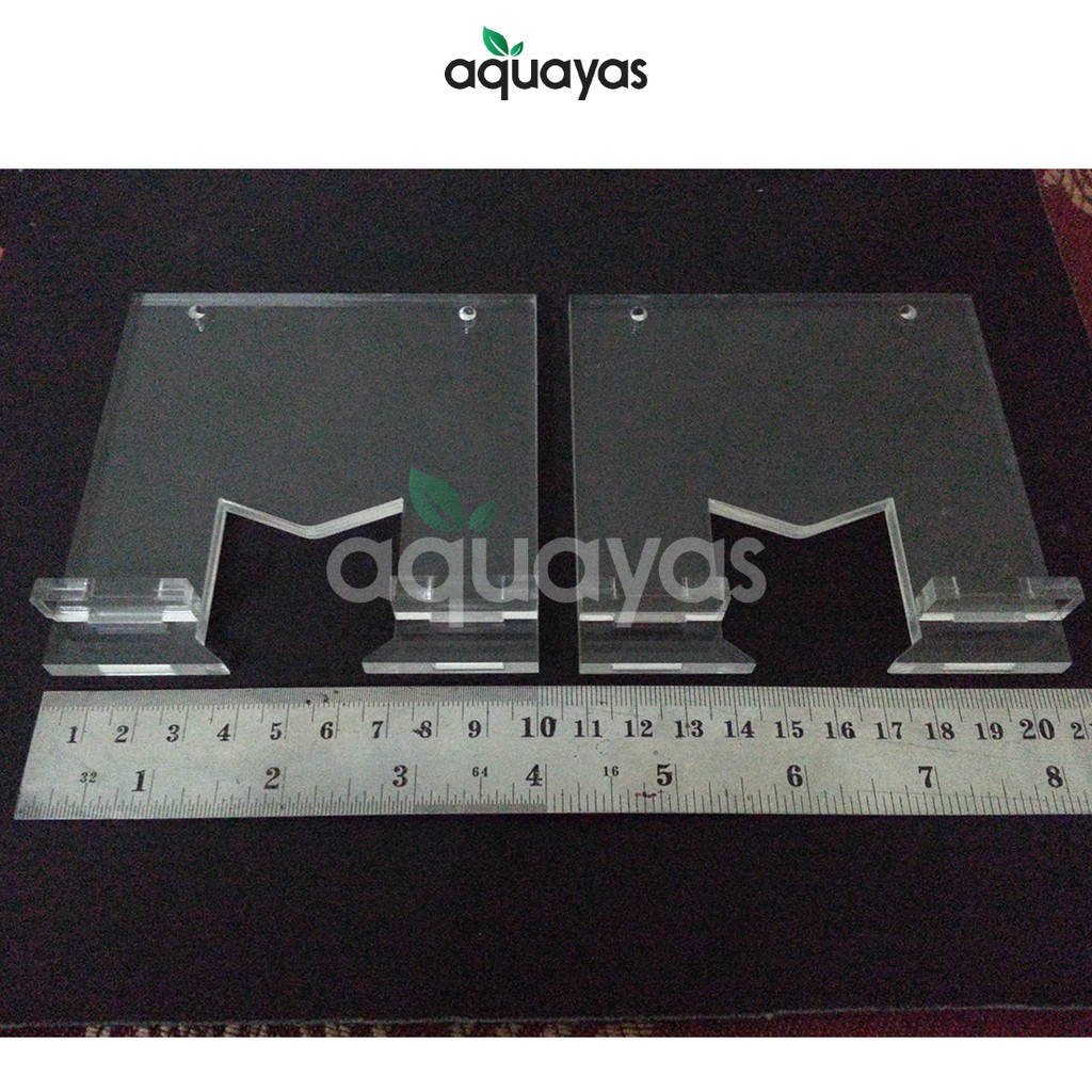Kaki Akrilik Lamphood Dudukan Lampu LED Aquascape SEPASANG Kaki Akrilik Lamphood Dudukan Lampu LED Aquascape SEPASANG