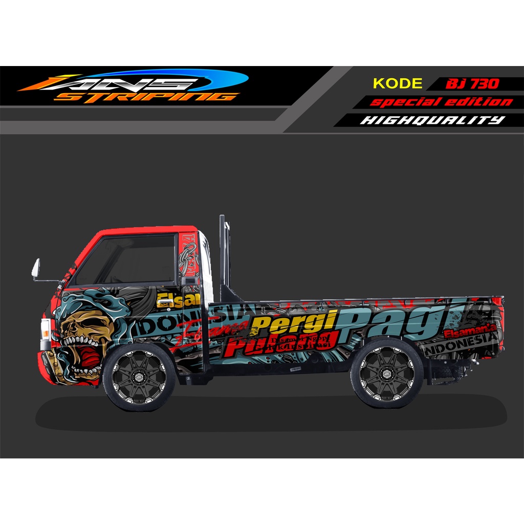 STICKER MOBIL PICK UP GRANMAX , CARRY , L300 / DECAL PICK UP / DECAL GRANMAX / DECAL STICKER MOBIL