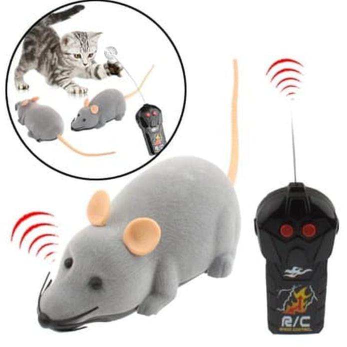 HOT SALE ROBOT TIKUS - MINI MICE PRANK TOY + REMOTE CONTROL TERBAIK