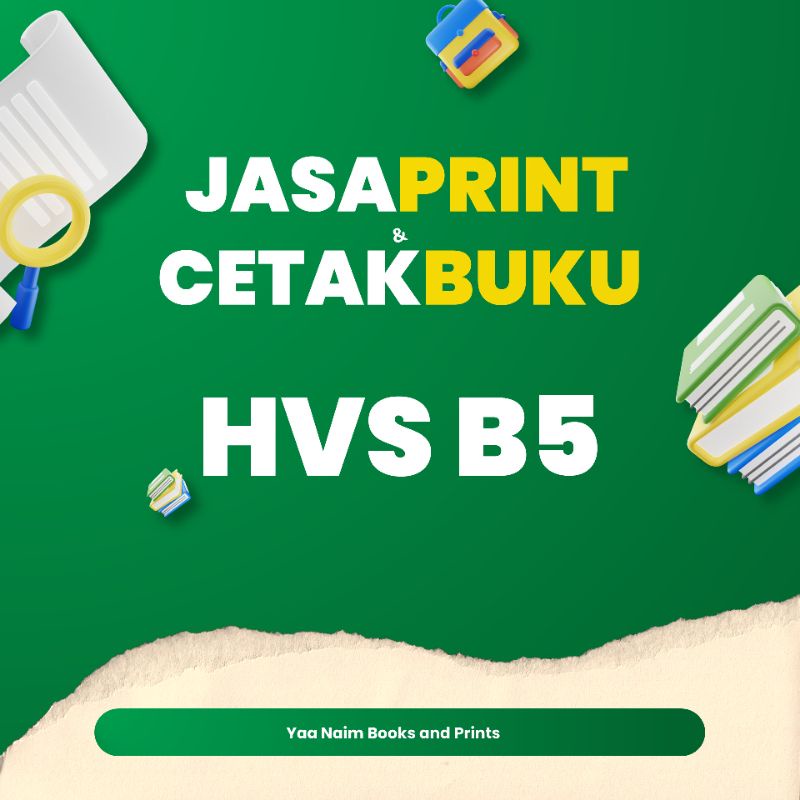 JASA PRINT DAN CETAK BUKU [HVS B5]