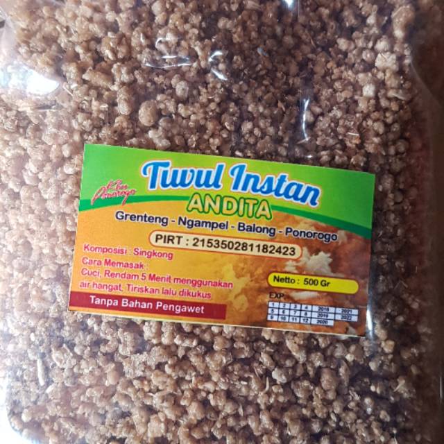 

TIWUL HITAM/OLAHAN SINGKONG