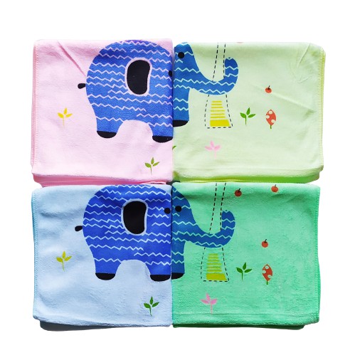 Handuk Bayi Lembut dan Tebal nyerap air 50 x 100 / handuk bayi motif / handuk bayi karakter / Handuk Anak Bayi Microfiber/Handuk Mandi Anak Bayi