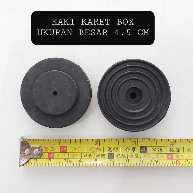 Kaki Karet Besar Lebar Rata Box Amplifier 4,5 CM Box Speaker