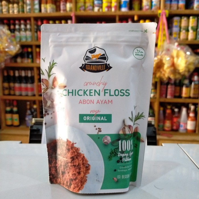 

ABON- GRANDVILLE CHICKEN FLOSS/ ABON AYAM RASA ORIGINAL 100GR -MAKANAN-KERING.