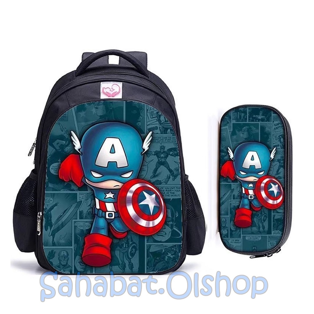 Sahabat Marvel TK/PAUD Tas Ransel Anak Sekolah Laki Laki