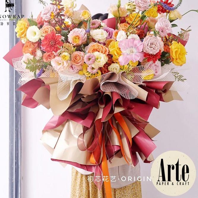 

Terlaris 1 Roll Mesh Kotak Kertas Buket Korea Bunga Flower Wrapping Paper Kado Roll Arte Grosir Jakarta P.GGW