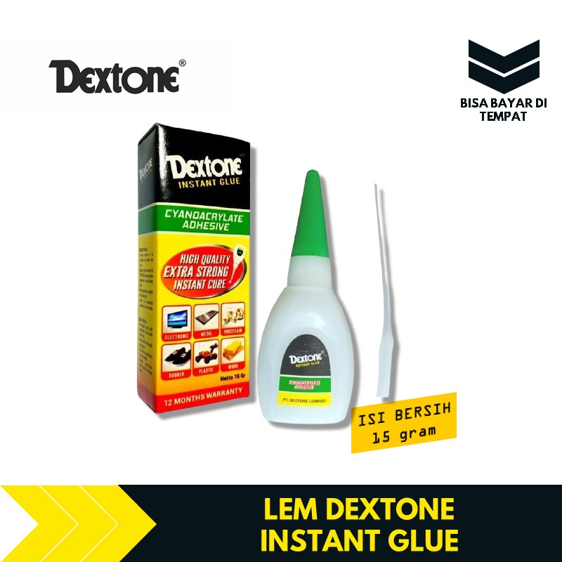 

Lem Dextone Super Power Glue Super Kuat Cyanoacrylate Adhesive TBA792