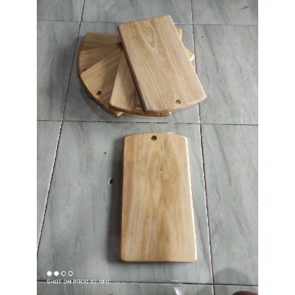 Talenan Kayu Pinus 32x18 GUNUNGAN PINGUL MURAH TEBAL / Wooden Cutting Board