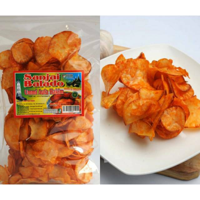 

500gr Kripik Sanjai Balado / Sanjai Asli Minang