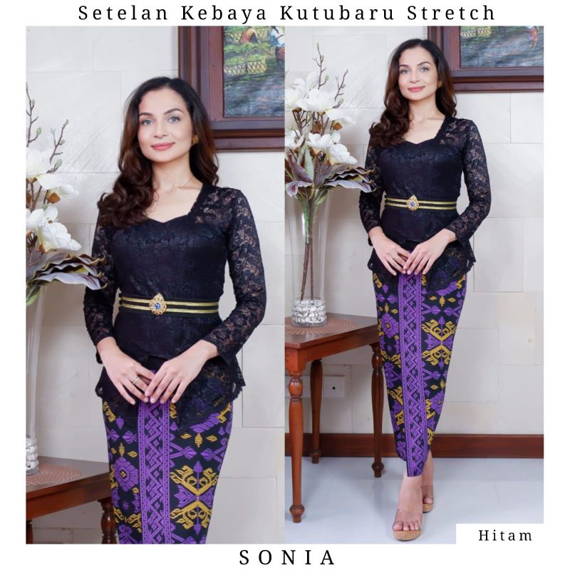 Setelan Kebaya Bali Sonia Kutubaru Stretch