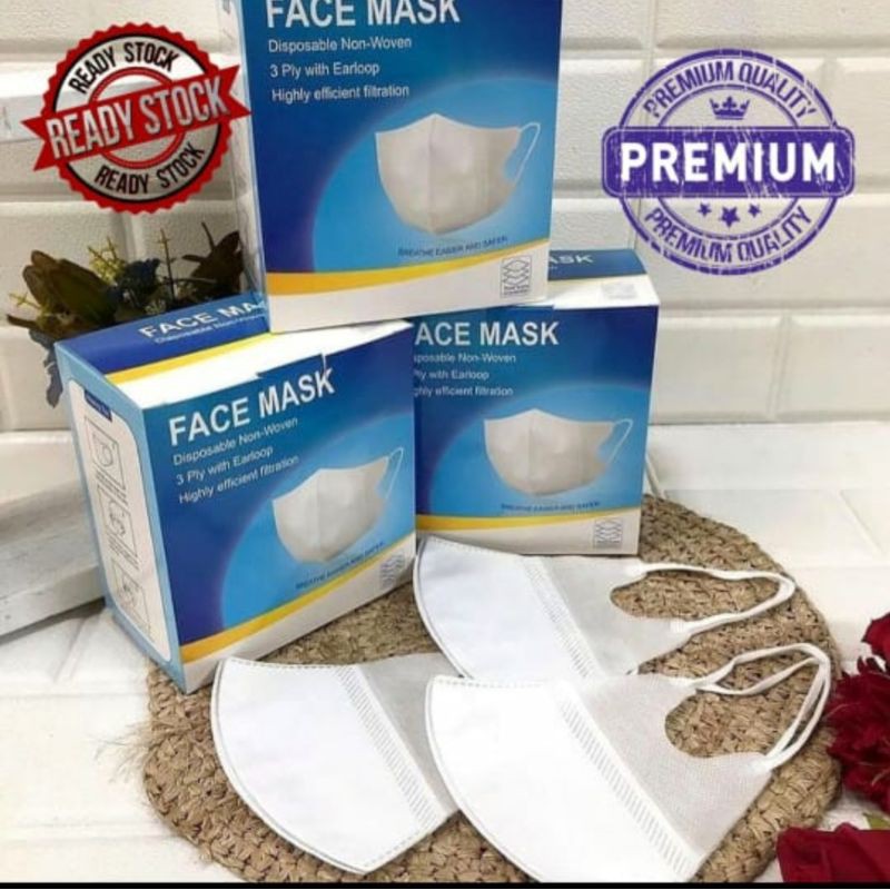 Makser Duckbill face mask / alkindo putih