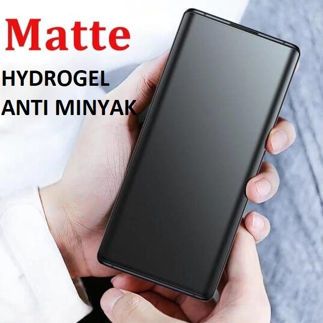 SAMSUNG A03 A03 CORE A80 A70 A30S A50S A50 ANTI GORES HYDROGEL DEPAN MATTE PLASTIK ANTI MINYAK SCREEN GUARD JELL PELINDUNG LAYAR FRONT