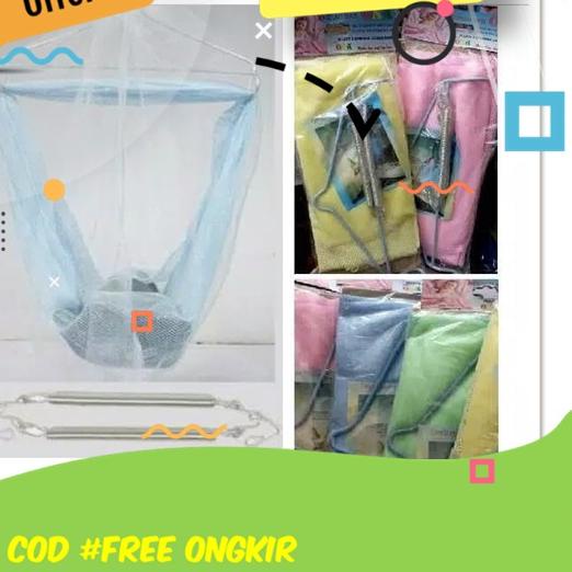 ™ Kasur Ayunan Bayi Gantungan Dan Tiang Murah - Per Kelambu Baby Gantung Rotan Hammock Bouncer Set B