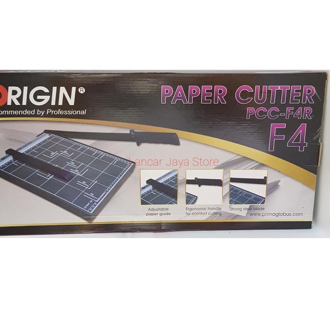 

Kekinian Alat Pemotong Kertas PCC F4R / Paper Cutter Origin F4 - Abu-abu ,,
