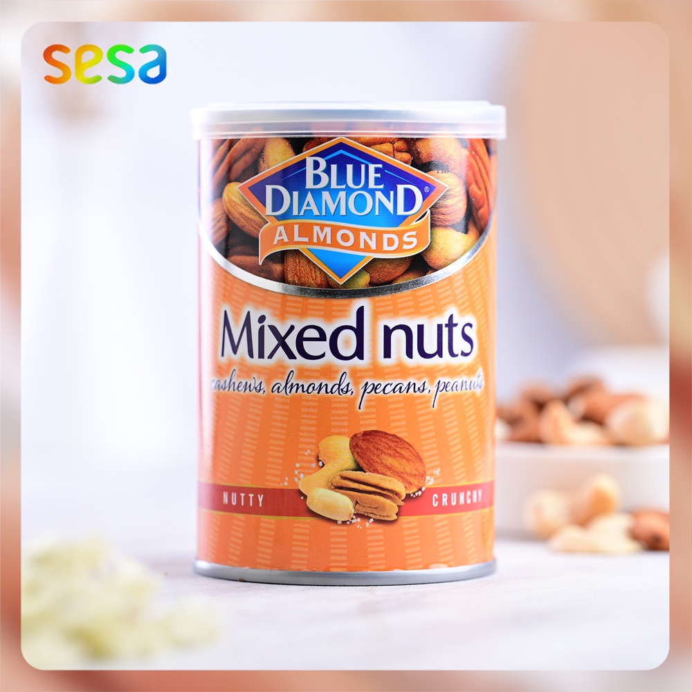 

BLUE DIAMOND Kacang Almond Mixed Nut 135gr - Kacang Almond Snack Cemilan