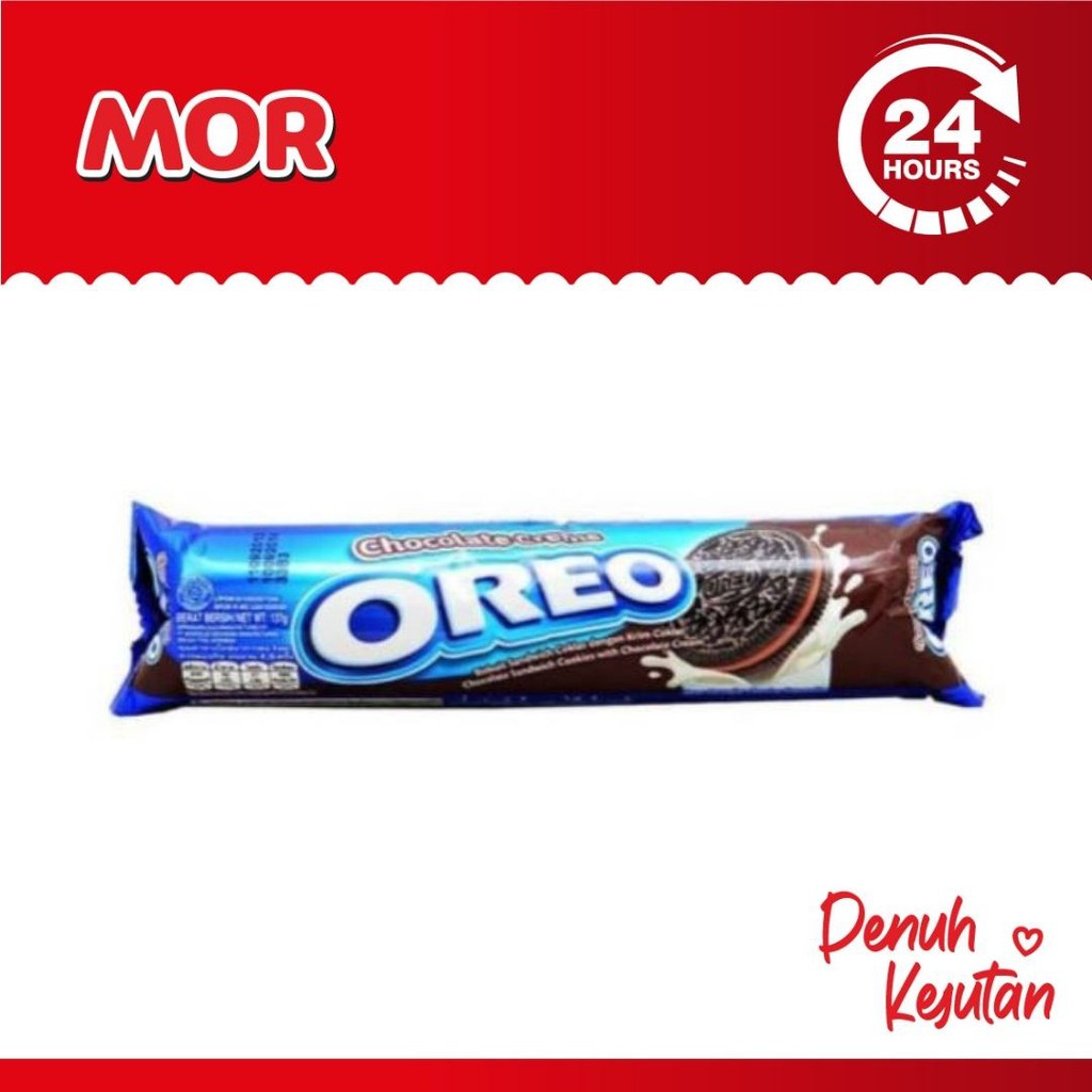 

OREO Chocolate Cream Biskuit Krim Coklat 119 gr