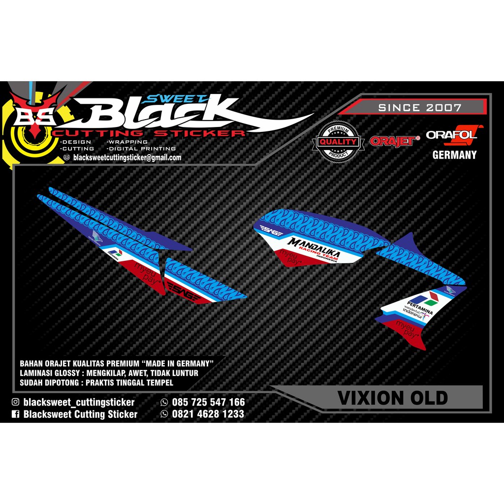 STRIPING VIXION OLD CUSTOM MANDALIKA