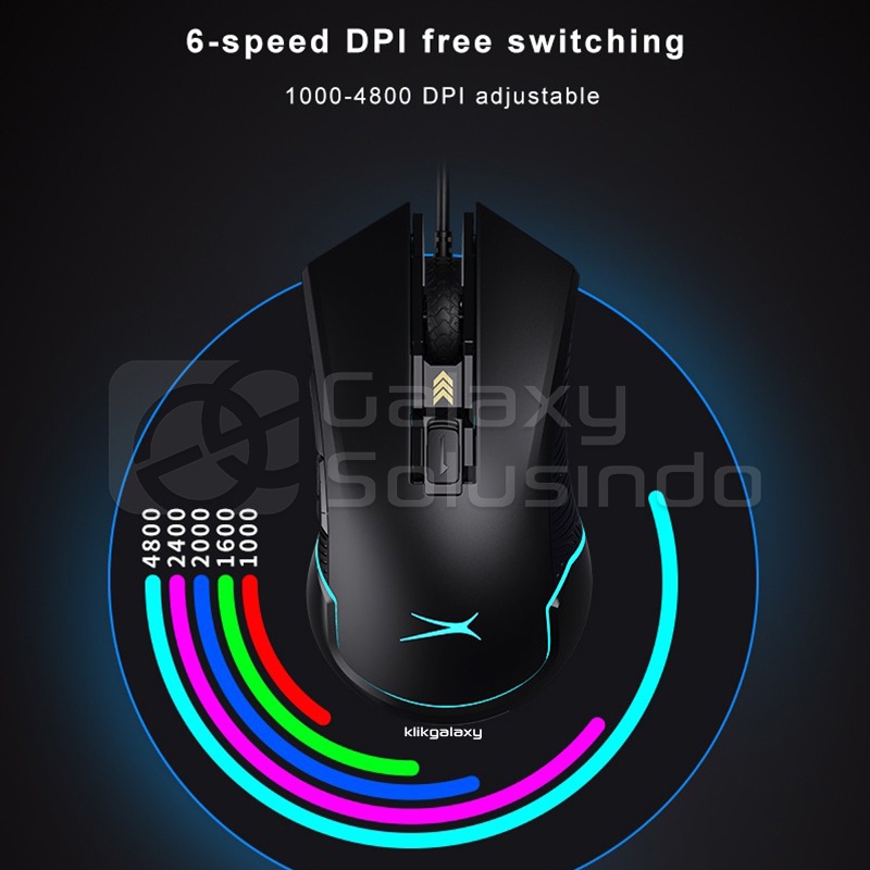 Altec Lansing ALGM9002 RGB Wireless Gaming Mouse - ALGM-9002