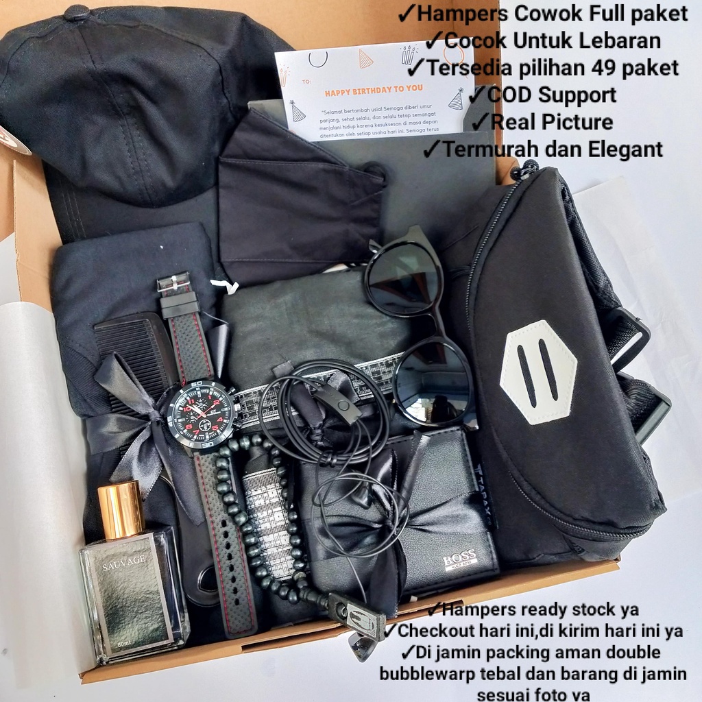 Hampers Cowok | Hampers Ulang Tahun | Hampers Lebaran | Hampers | Kado Cowok | Kado Ulang Tahun Cowo