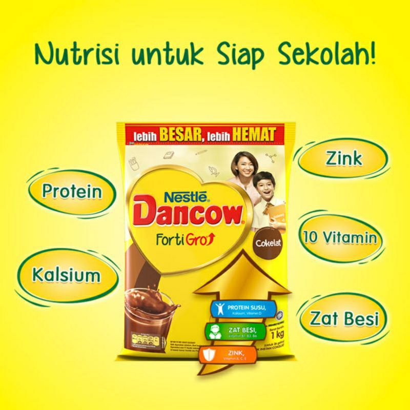 

dancow instan/coklat/full cream 195gr