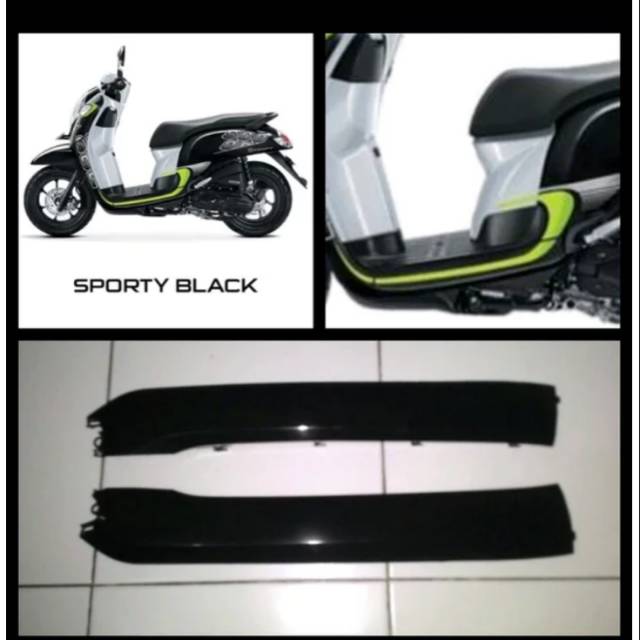 cover under side dek bawah samping kanan kiri scoopy new 2017 2018