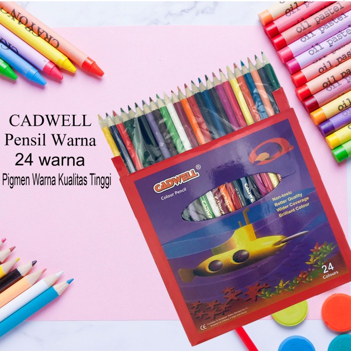 

Cuci Gudang Cadwel / Pensil Warna / Isi 24 Warna Bergaransi