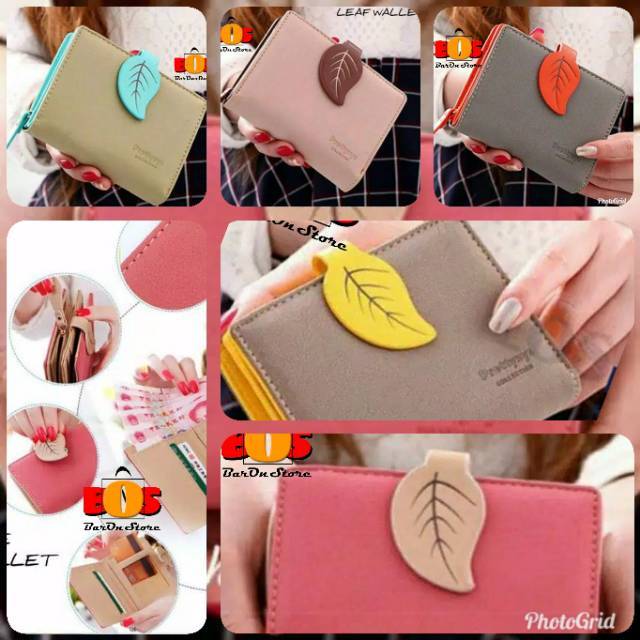 PEAK DAY 3.3 '' Dompet wanita seri daun''