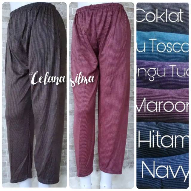 TERLARIS!! LEGGING TERESA TEBAL PANJANG WANITA / Celamis Silma Jumbo Saku Kanan