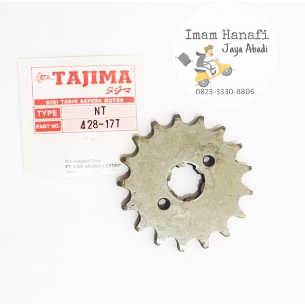 MURAH Gir Gear Depan Sproket 17T 428 GL Neotech Megapro Tiger