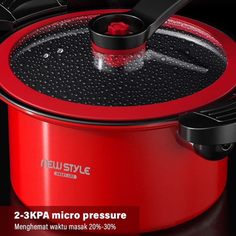 GL Panci Presto 3,5Liter / Teflon Pressure cooker Lunak Totipotent / Panci Pelunak Daging Serbaguna