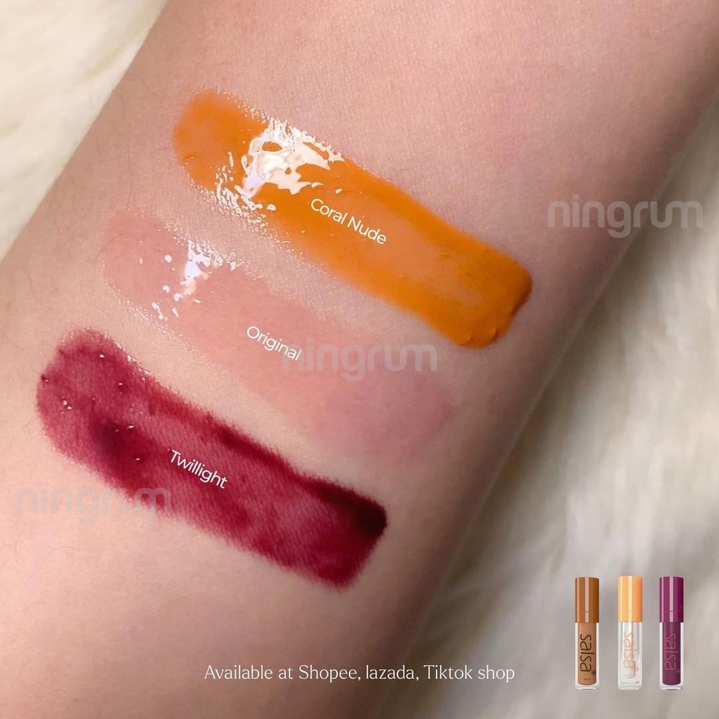 Ningrum - Lip Glow Serum Salsa 3gr - Salsa Lippie Serum Bibir - 5403