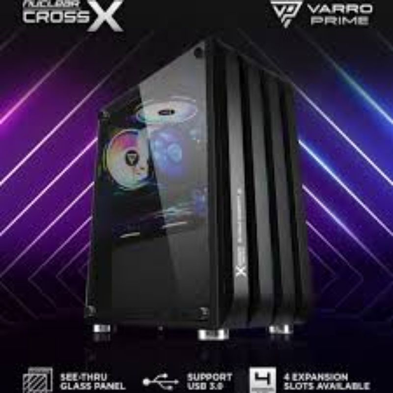 Pc Gaming Intel Core i3-10100F Gen 10 (RX 550 4GB/8GBDDR4/SSD 120GB/HDD 500GB)